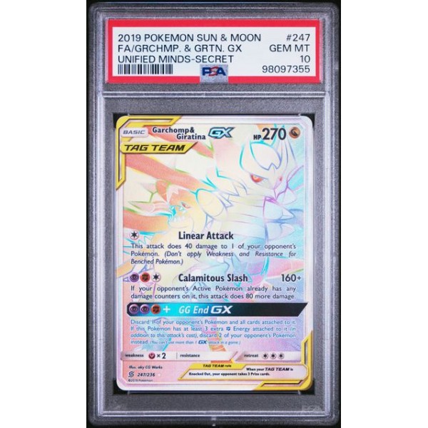 PSA 10 Garchomp and buy Girantina Gx See PIC